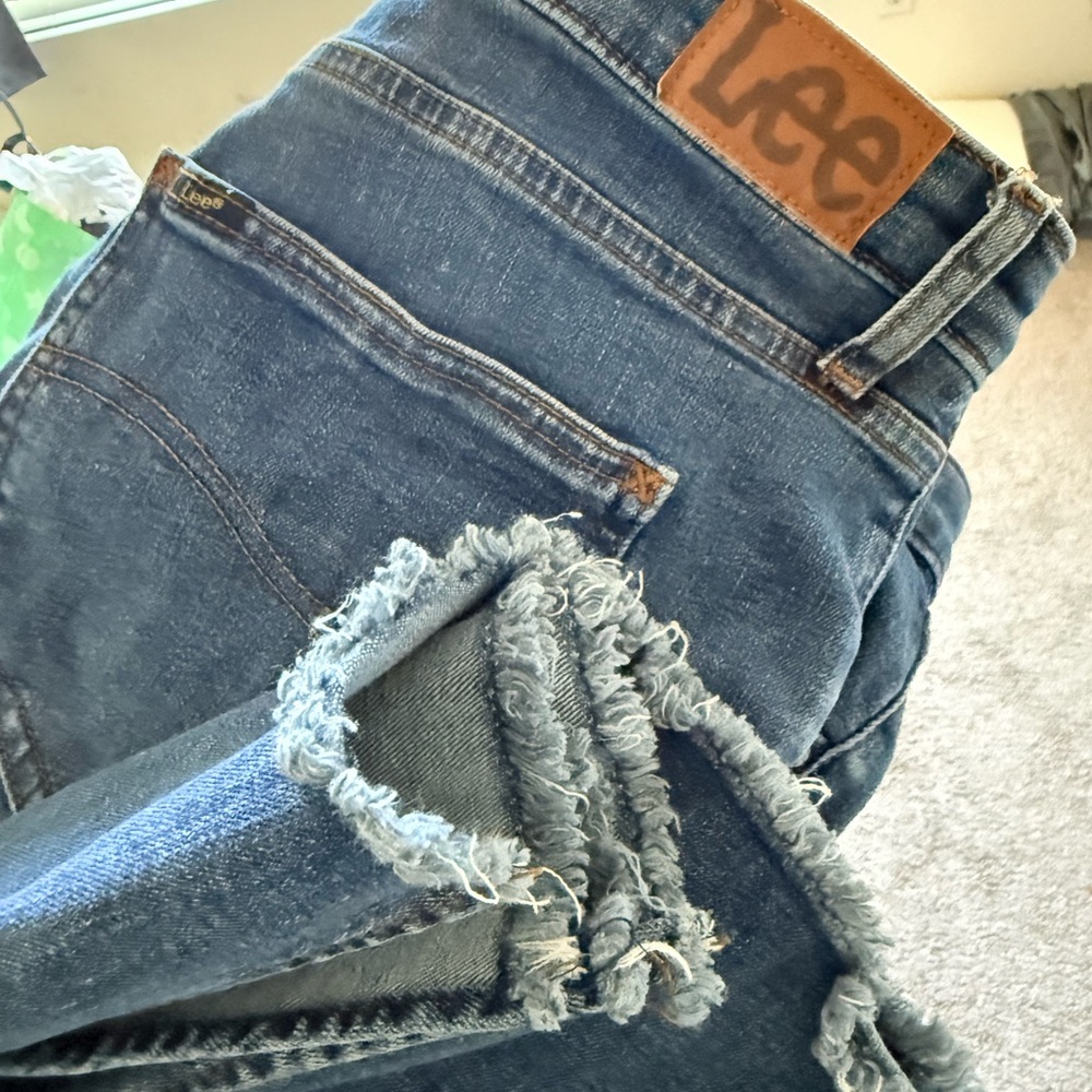 Lee Women's Straight Leg Blue Jeans